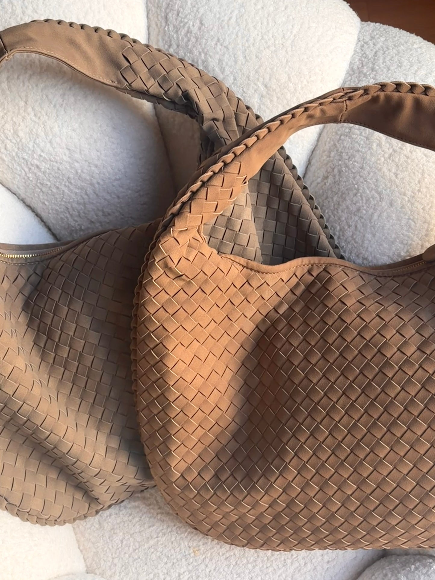 The Woven Tote - Suede Edition