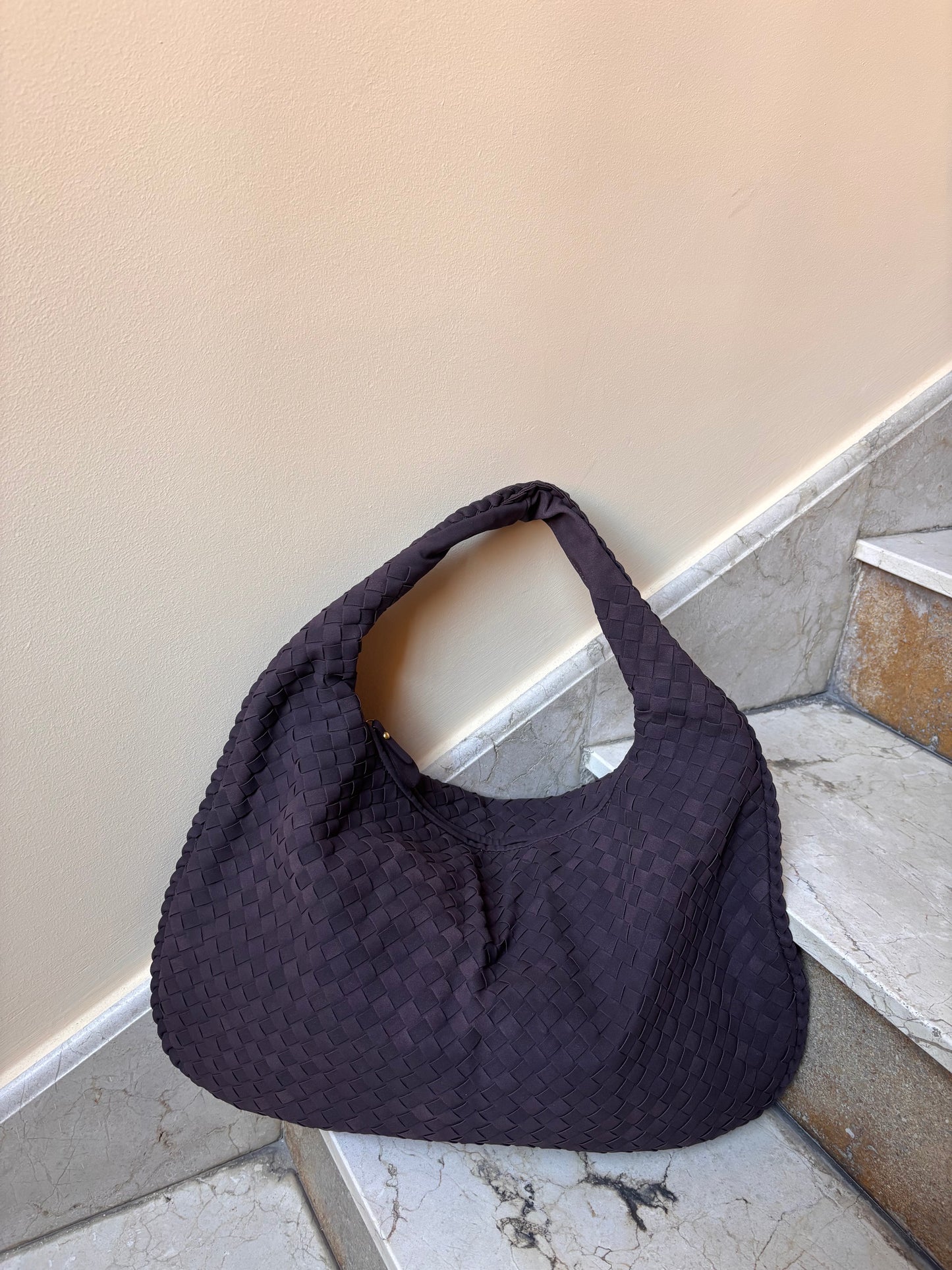 The Woven Tote - Suede Edition