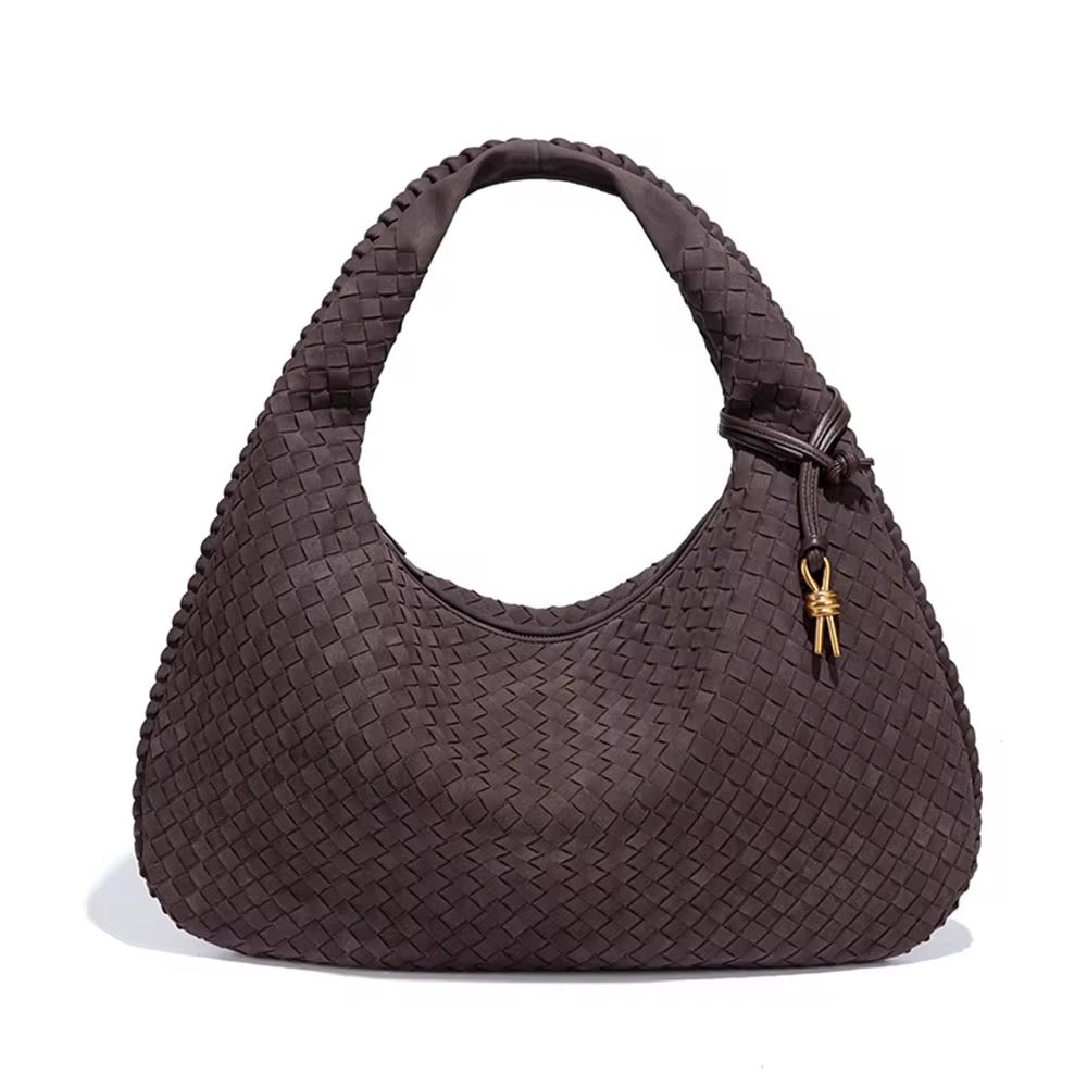 The Woven Tote - Suede Edition