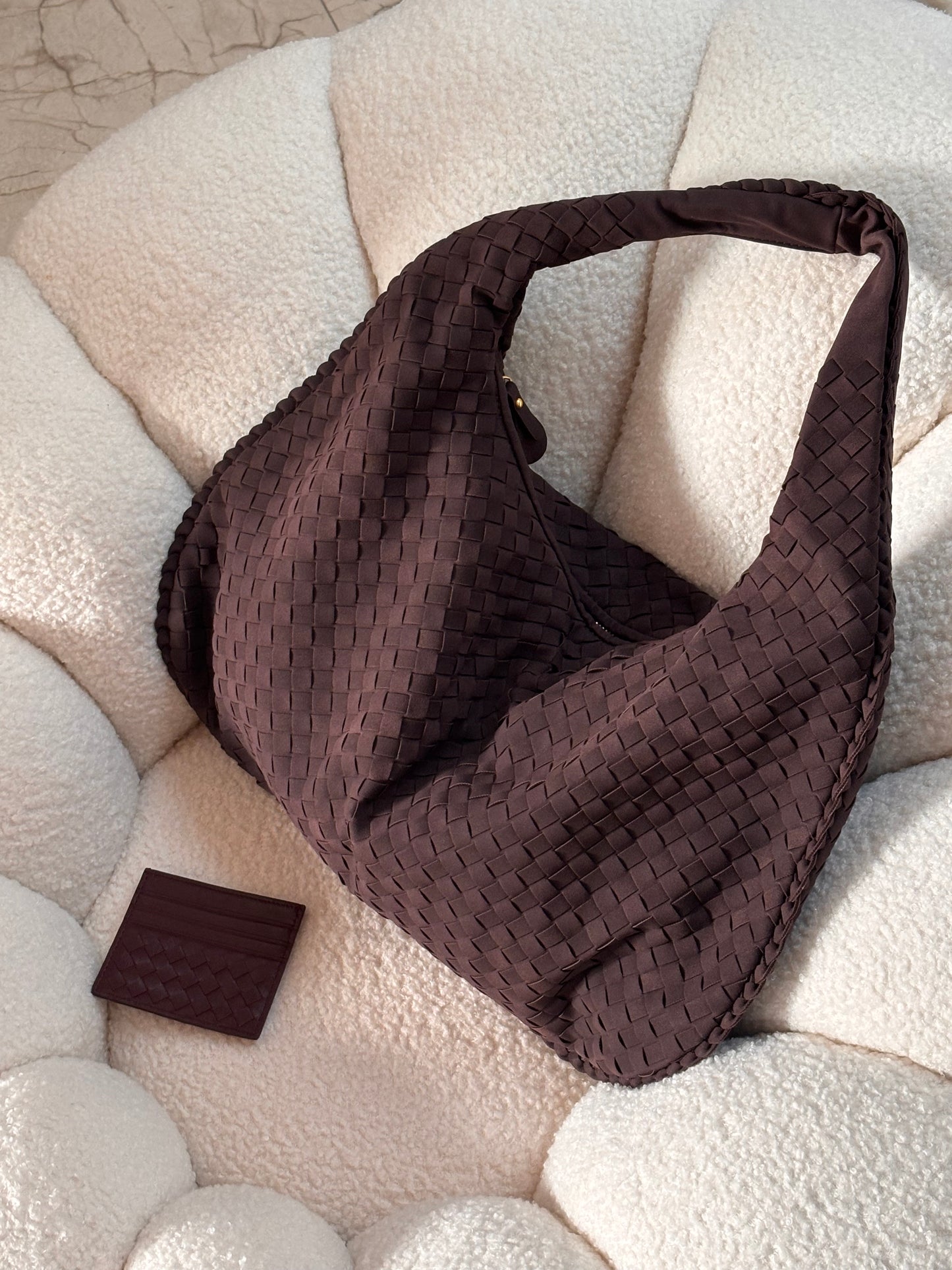 The Woven Tote - Suede Edition