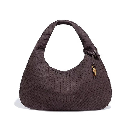 The Woven Tote - Suede Edition