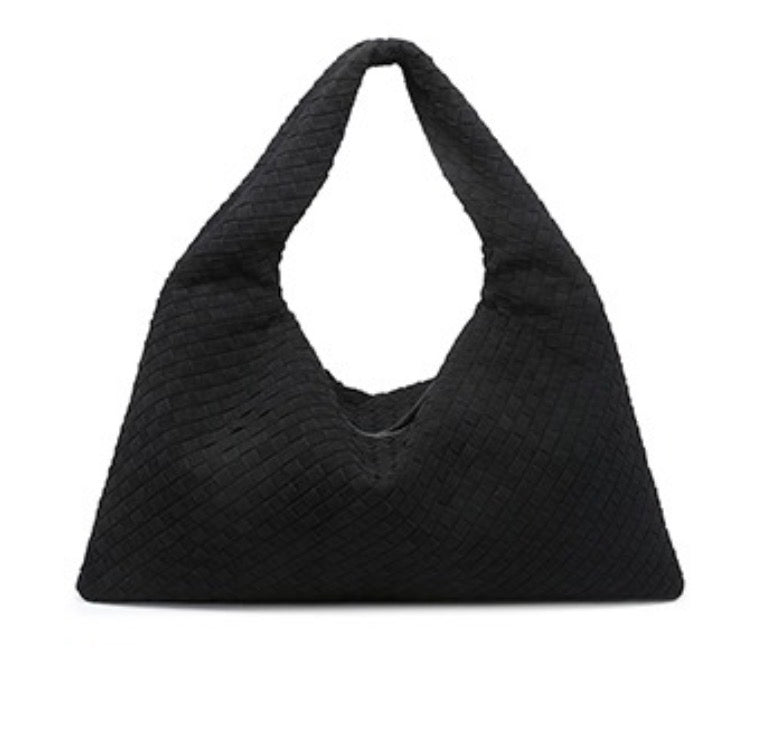 The Woven Tote - Suede Edition