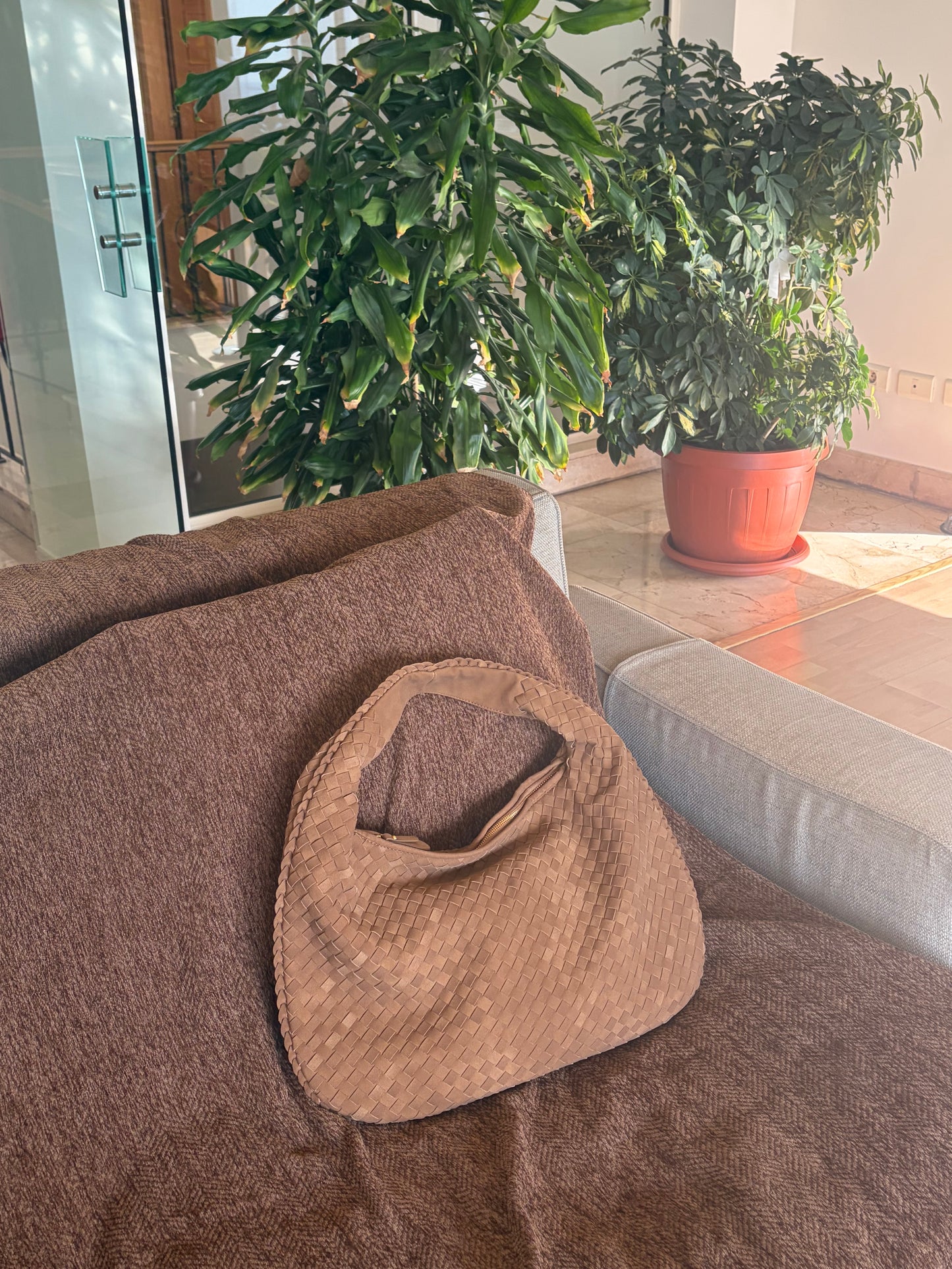 The Woven Tote - Suede Edition