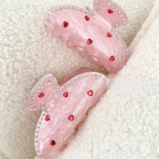 Hearts Hair Clip