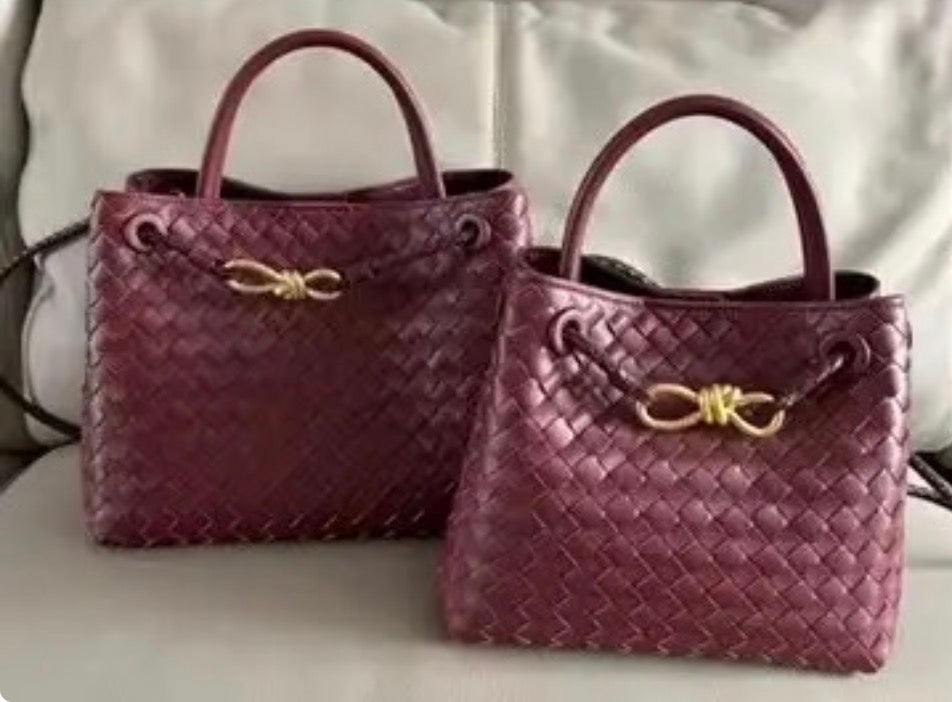 The One with a Golden Ribbon - Real Leather