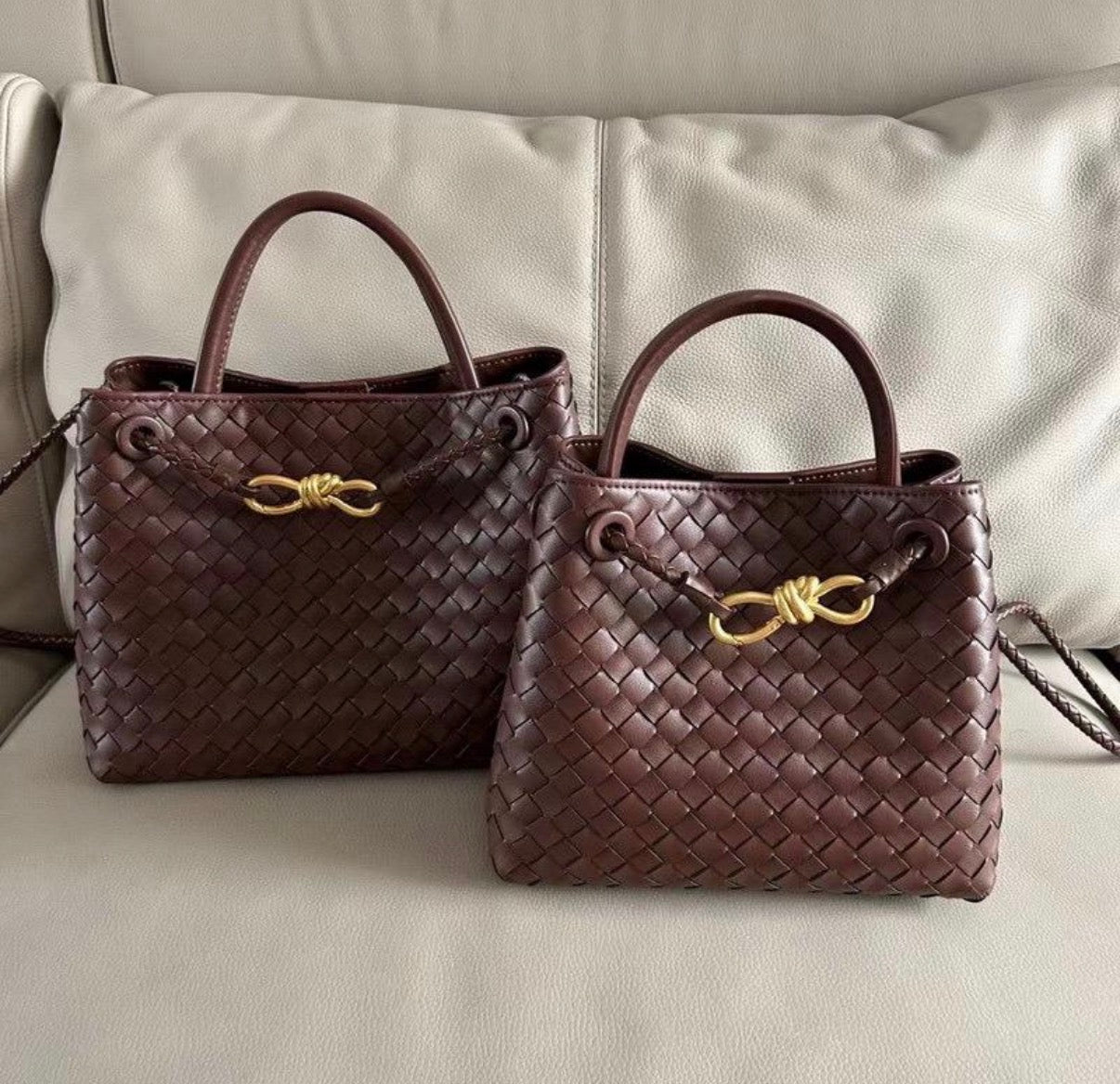 The One with a Golden Ribbon - Real Leather