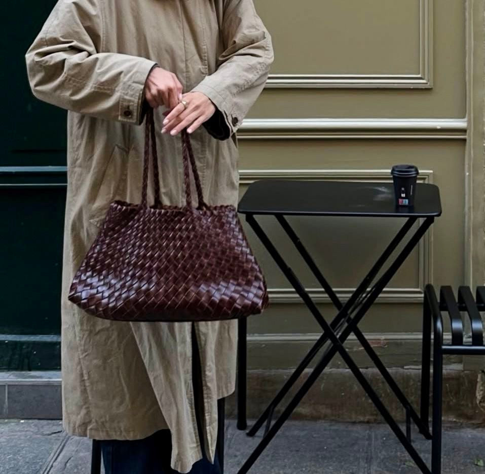 The Basket Bag - Real Leather