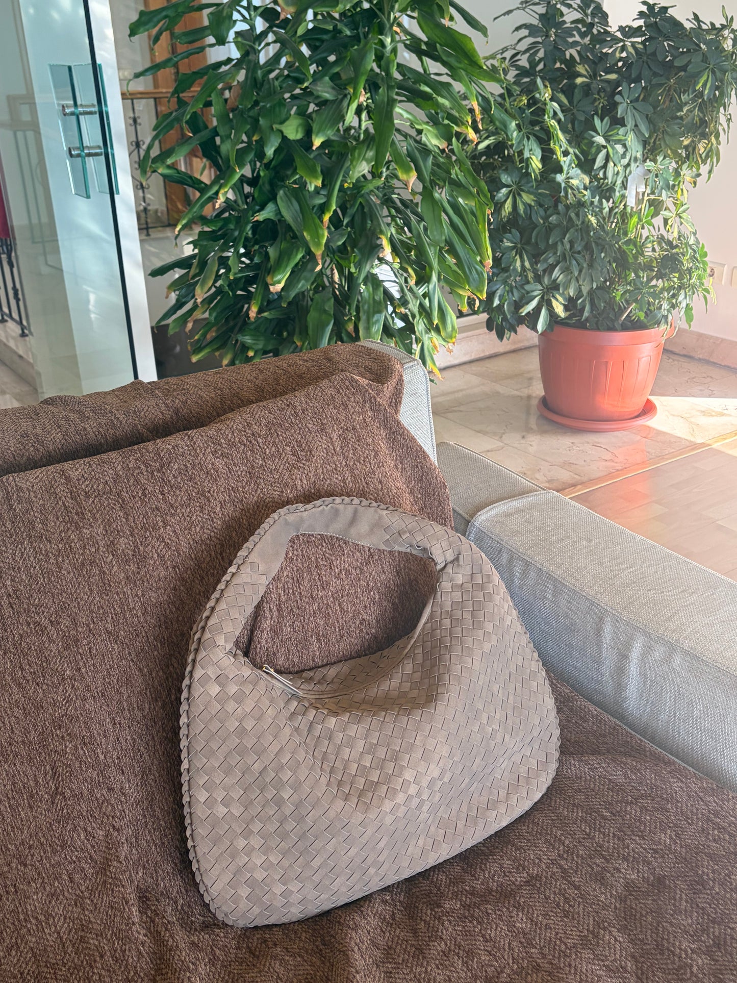 The Woven Tote - Suede Edition