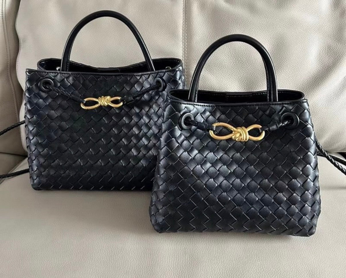 The One with a Golden Ribbon - Real Leather