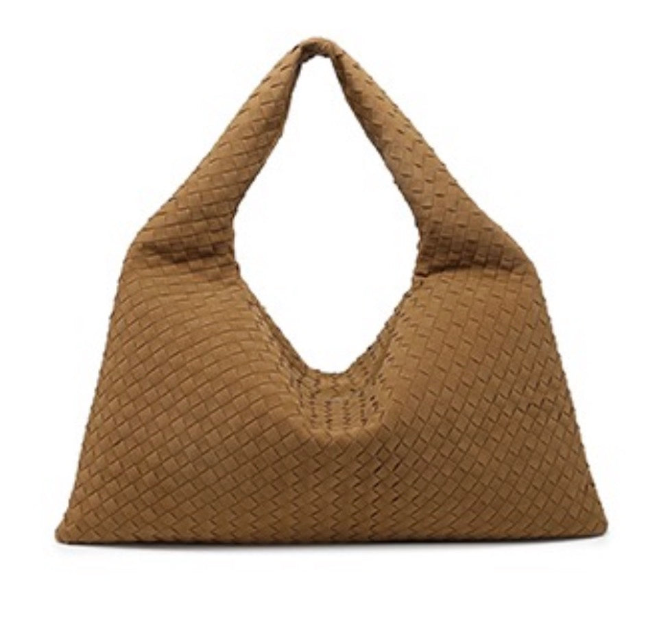 The Woven Tote - Suede Edition