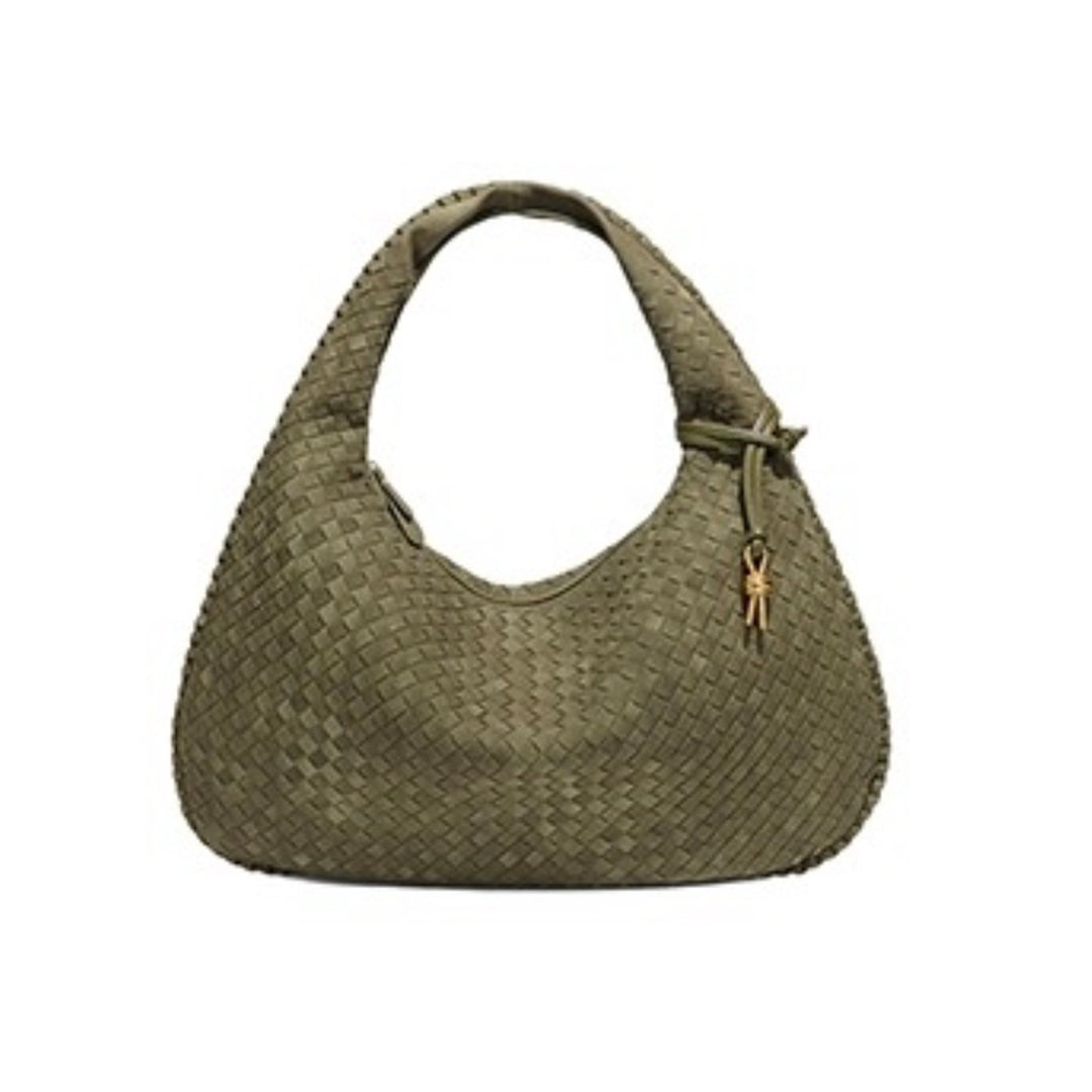 The Woven Tote - Suede Edition